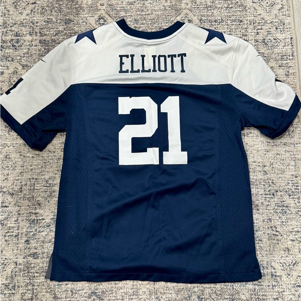 Nike Dallas Cowboys Ezekiel Elliott #21 Youth Large Jersey NFL Official - Picture 3 of 8